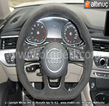 Audi A5 (B9) Sportback Direksiyon Alcantara Kaplama 