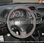 Peugeot 206 GTI Direksiyon Alcantara & Hakiki Deri Kaplama 