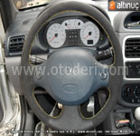 Renault Clio 2 Direksiyon Alcantara Kaplama 